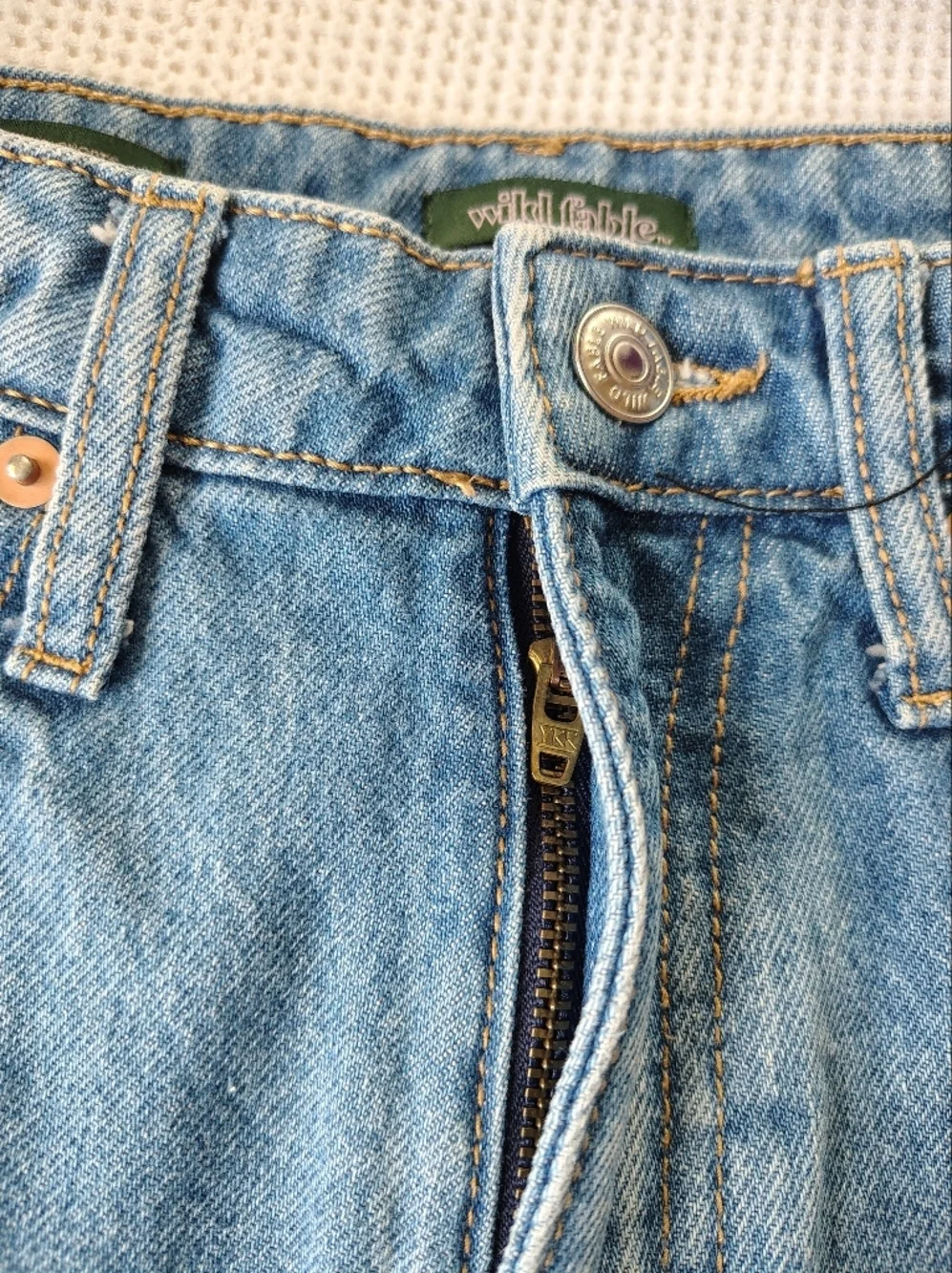 wild fable Blue Rolled-Hem Denim Shorts Size 00/ 24 R